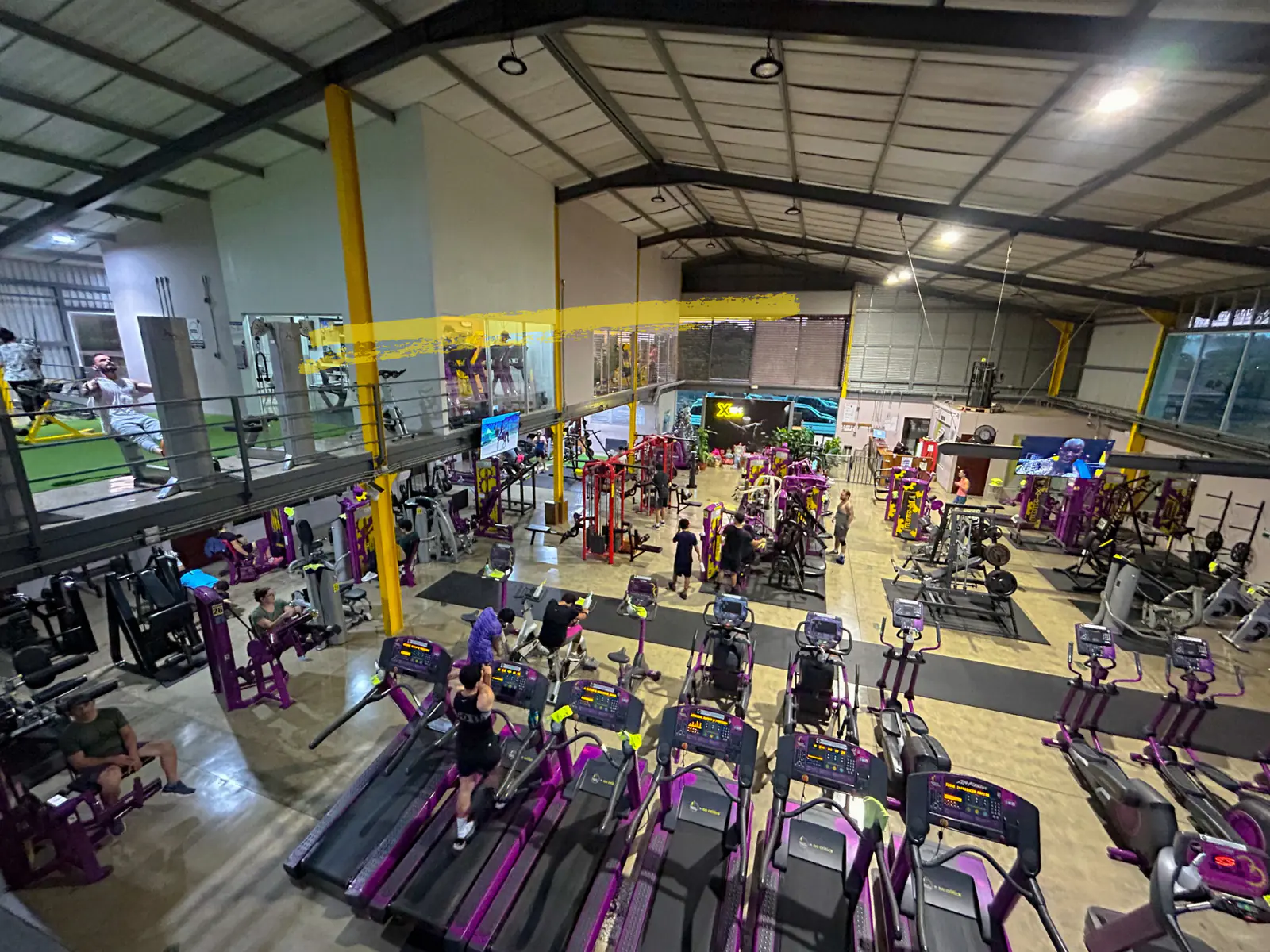 Strength training area