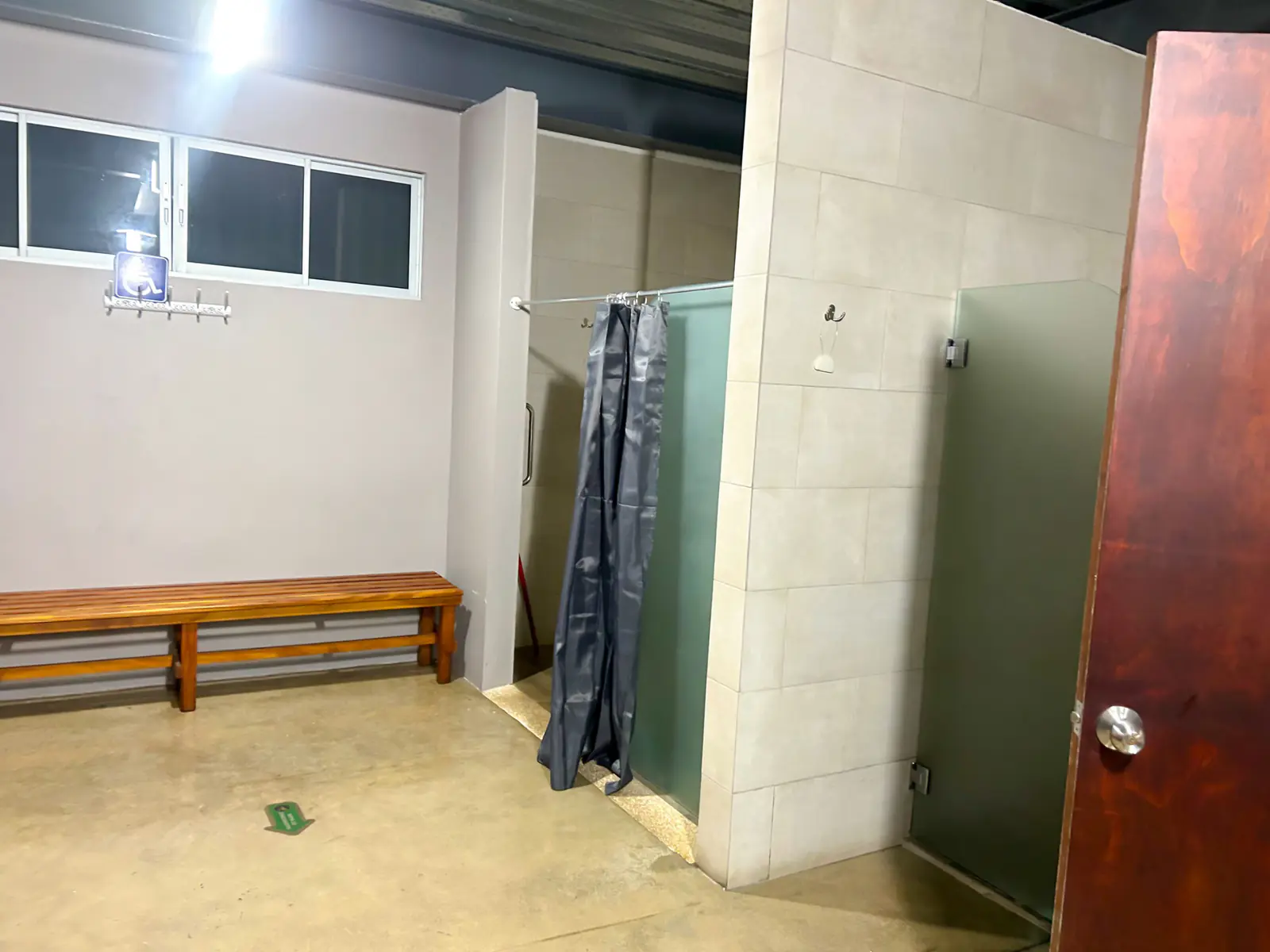 Duchas disponibles en Xtreme Gym